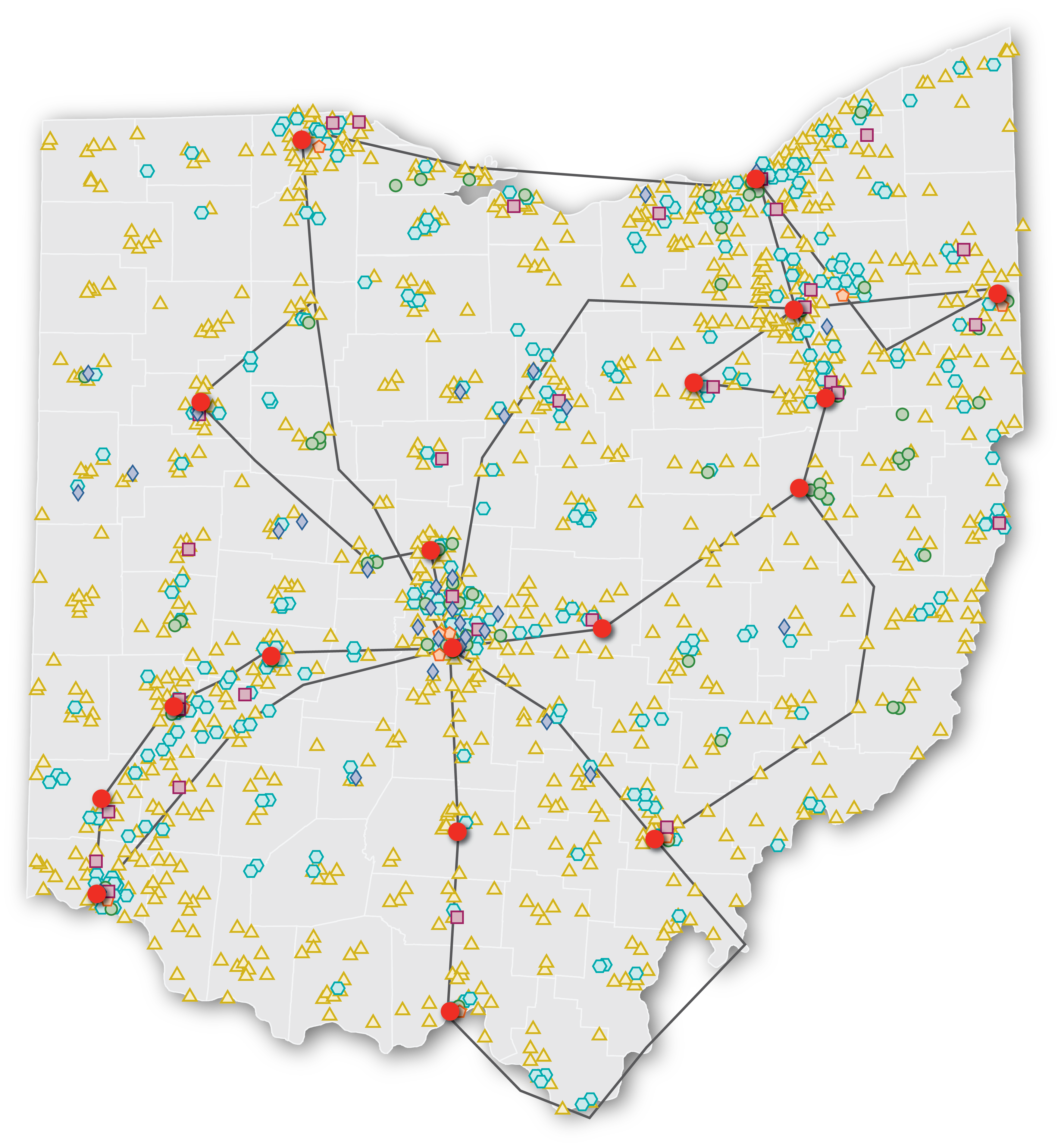 OARNet map